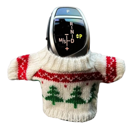 Gear Knob Cover with Festive Design and Light Dust Protection for the Car's Gear Knob and Interior