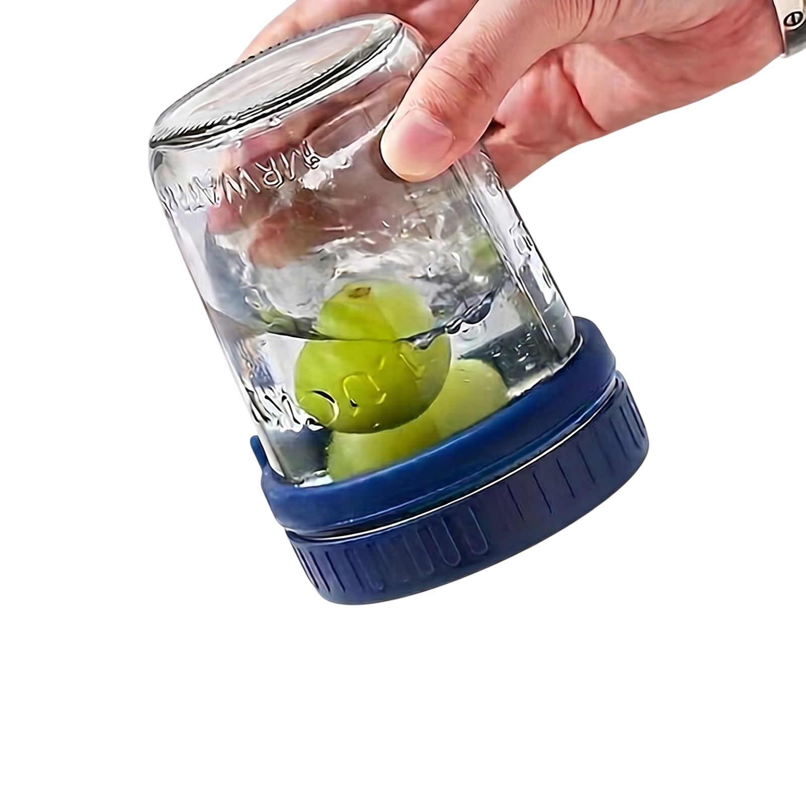 33481_enhanced_background Frühstücksbecher mit Löffel – praktische Aufbewahrung und Transport für Mahlzeiten unterwegs – Bild 1