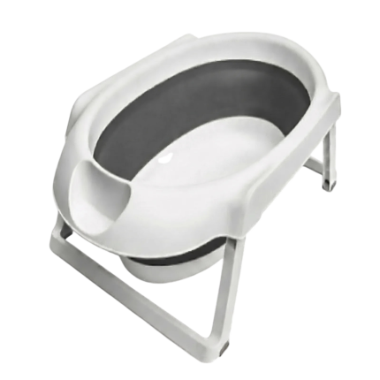 Faltbare Babybadewanne mit stabilen Beinen und platzsparendem Design für das Baden zu Hause