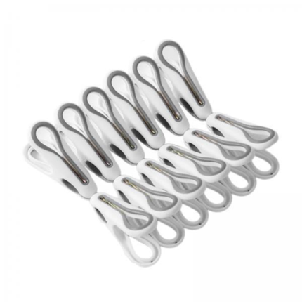 Clothes Pegs for Hanging Laundry 12 Pcs with Stable Grip and Secure Hold for Drying Clothes at Home