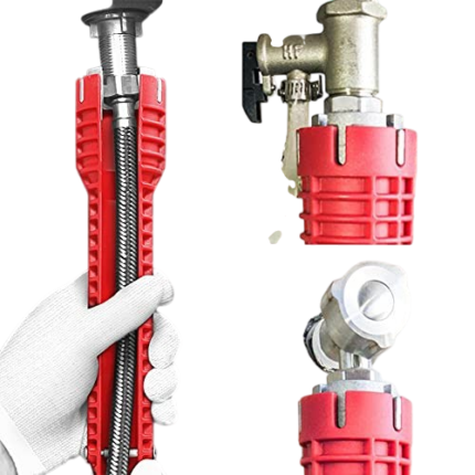 5-in-1 Sink and Tap Installation Wrench for Fittings and Work in Tight Spaces Under the Sink