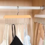 BH-Halter zur Aufbewahrung im Kleiderschrank mit platzsparendem Bügel und übersichtlicher Ordnung – Bild 2