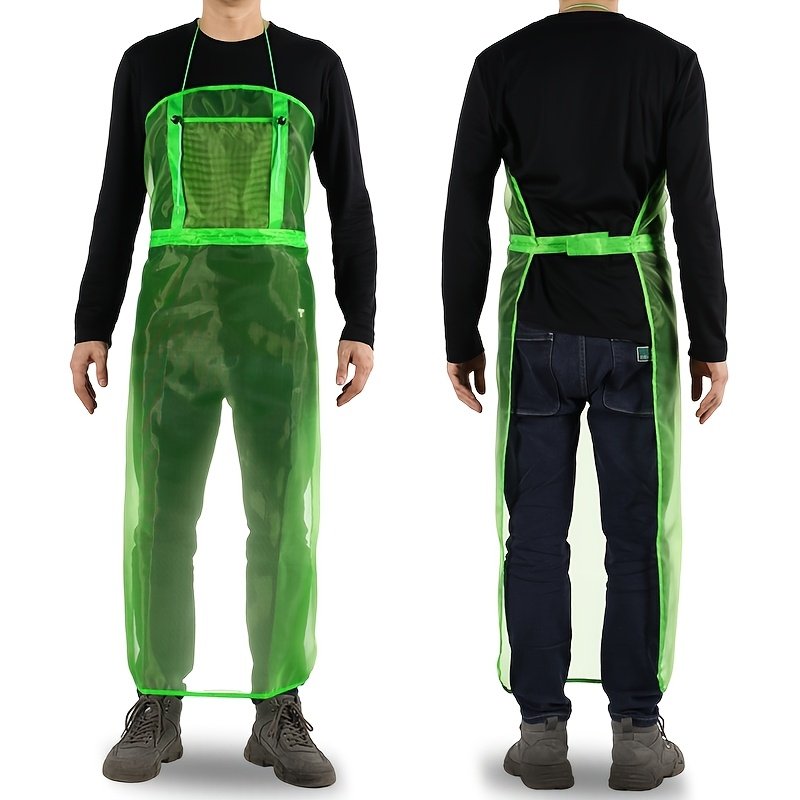 Gartenschürze mit Tasche und atmungsaktivem Netzstoff für draußen