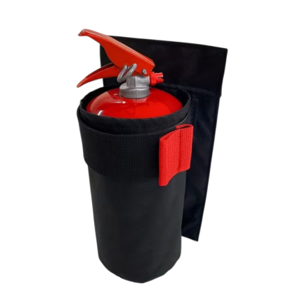 Holder for Fire Extinguisher in Car with Velcro Mounting
