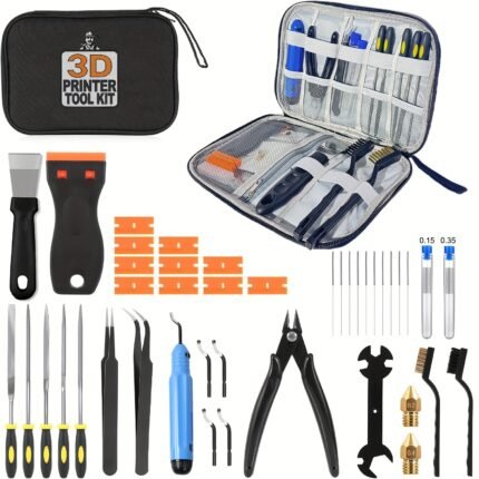 Tool Set for 3D Printer – 33 Pieces for FDM and SLA