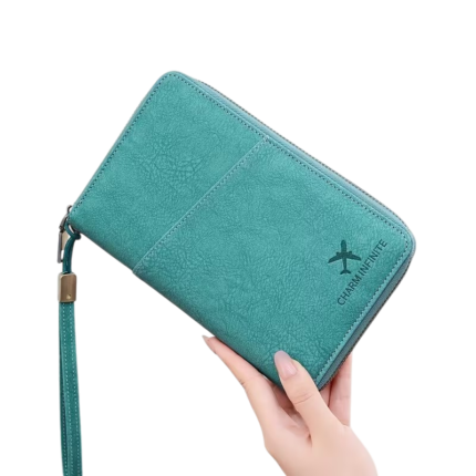 RFID Travel Wallet with Space for 4 Passports and Cards – 20.2 Cm