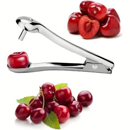 Cherry Pitter in Stainless Steel for Cherries and Olives