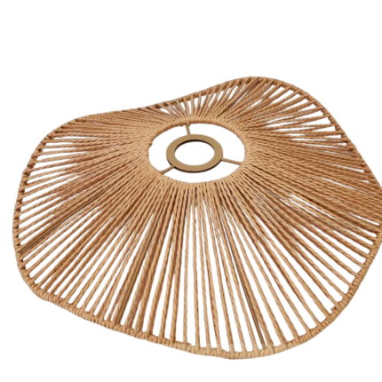 Rattan Lampshade for Pendant – Handwoven Design 40 Cm