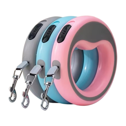 Retractable Dog Lead 2.5 M with Wrist Grip and Lock
