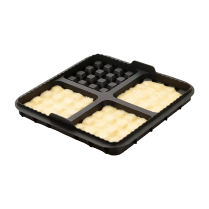 Waffle Mould for Air Fryer with 4 Compartments and Non-Stick Surface