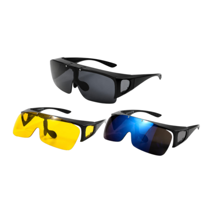 Unisex Overglasses for Regular Glasses with Sun Filter