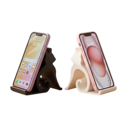 Cat-Shaped Phone Holder for Mobile and Tablet