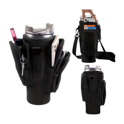 Water Bottle Holder with Shoulder Strap for 30/40 Cm Travel Mug