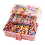 Haarschmuck-Set mit 716 Haarspangen und Haargummis