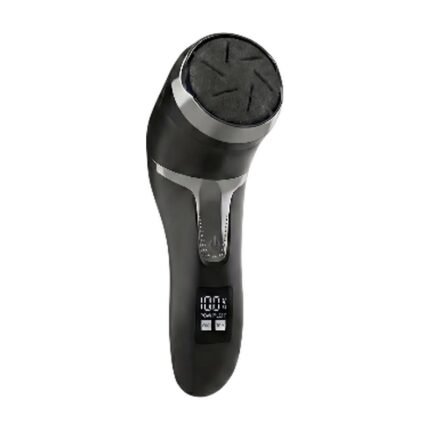 Rechargeable Corn Remover with Built-In Vacuum, Multiple Speeds and LCD Display for Foot Care