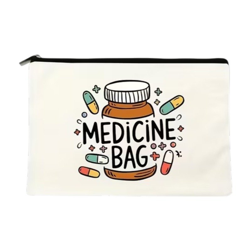 Reiseetui für Medikamente, Kosmetik und Toilettenartikel – 22 × 18 cm