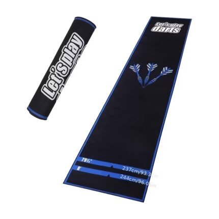 Dart Mat with Throw Lines for Steel and Soft Tip Darts – 250 X 30 Cm