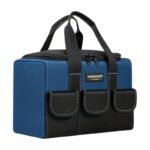 Robuste Werkzeugtasche mit weiter Öffnung und vielen Fächern