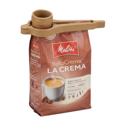 Verschlussclips für Kaffeepackungen in Weiß und Schwarz für dichten Verschluss und frischere Aufbewahrung offener Packungen