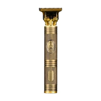 Gold Hair Trimmer for Precise Trimming of Hair, Beard and Moustache with Sharp Details and T-Shaped Head