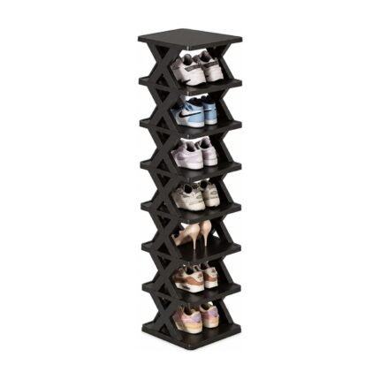 Corner Shoe Rack with 6 or 9 Shelves – Slim Shoe Rack