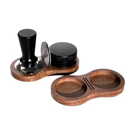 Tamper Set Holder in Walnut - Neat Organisation and Stylish Storage for the Coffee Station