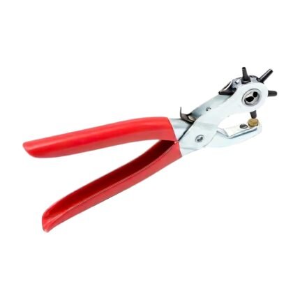 Leather Hole Punch with Ergonomic Handles and Rotating Head for Different Hole Sizes
