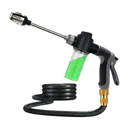 Foam Spray Gun for Garden Hose with Soap Bottle and Adjustable Nozzle for Car Washing