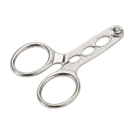 Nutcracker in Stainless Steel with Ergonomic Grip and Openings for Different Nuts
