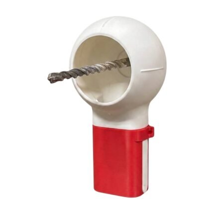 Rotating Dust Collector for Drill with Collection of Drill Dust and Cleaner Work Area When Drilling
