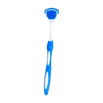 Tongue Scraper in Dark Blue, Dark Green, Orange, Red and Black for Daily Cleaning and Fresher Breath