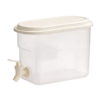 Water Container with Tap for Easy Serving and Practical Storage in the Kitchen with Lid