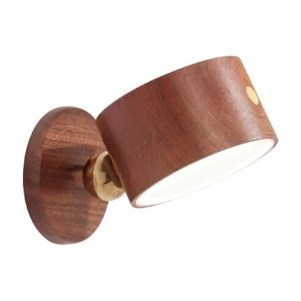 Wall Lamp with Touch Control for Dimmable Lighting and Adjustable Lamp Head for Ambient Light