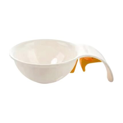 Egg Separator with Handle and Bowl Shape for Easy Separation of Egg Yolk and Egg White in the Kitchen