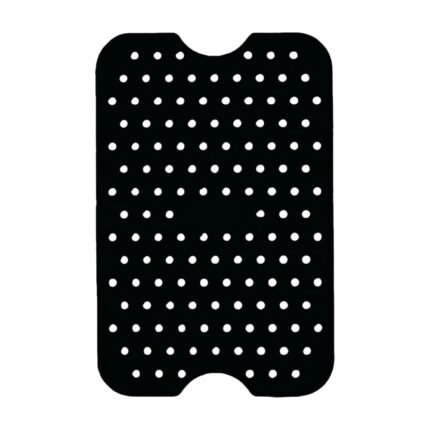 Silicone Insert for Air Fryer Rectangular with Perforated Surface and Fat Collection