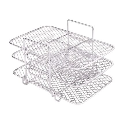 Air Fryer Accessory Long Three-Layer Rack with Extra Space and Multiple Levels in Air Fryer