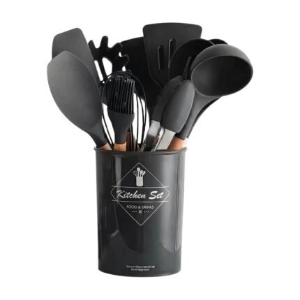 Kitchen Set with 12 Pieces for Organised Storage and Versatile Cooking in Everyday Life