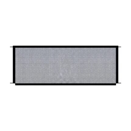 Mesh Dog Gate for Indoor Use with Adhesive Hooks for Doorways and Stairs 78 x 180 cm