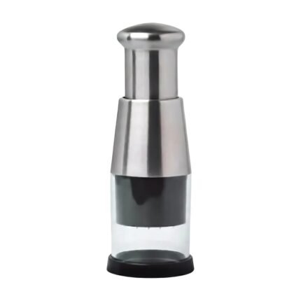 Onion Chopper with Press Function and Container for Quick Chopping and More Uniform Pieces in the Kitchen