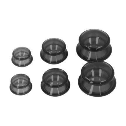 Cupping Set 6 Pcs for Cup Massage and Muscle Relaxation in Various Sizes for Home Wellness