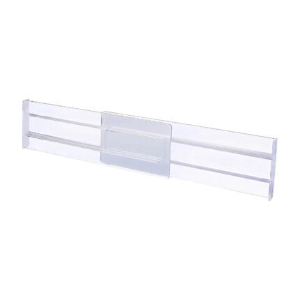 Drawer Divider 4 Pack for Adjustable Drawer Organisation with Transparent Design and Clear Organisation