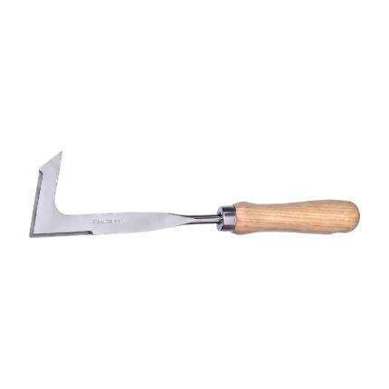 Weeding Knife with Wooden Handle for Removing Weeds and Moss Between Paving Stones and Tiles