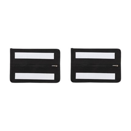 Self-Adhesive Hidden Storage Pocket with Zip – 2 Pcs.