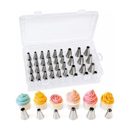 Storage Box for 42 Piping Nozzles with Lid