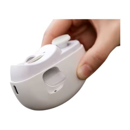 2-In-1 Electric Nail Clipper with Polishing, LED and USB-C