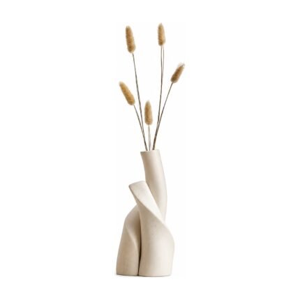Nordic Double Vase in Geometric Design – 2 Pcs.