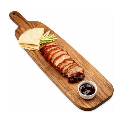 Serving Boards in Acacia Wood with Handles – 2 Pcs.