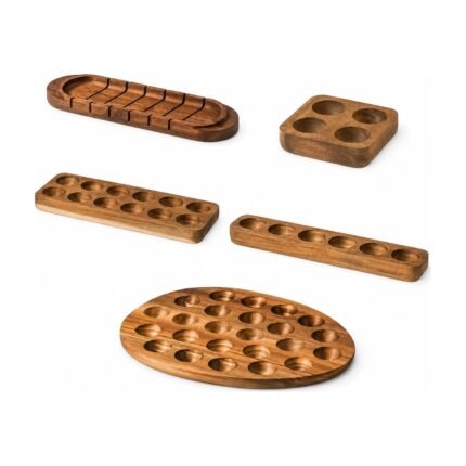 Egg Holder in Wood with 4, 6, 12 or 24 Slots