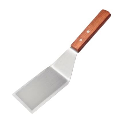 Stainless Steel Turner with Wooden Handle – 23.8 Cm