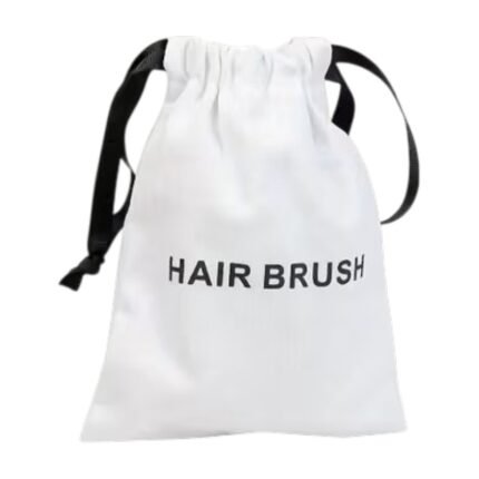 Canvas Drawstring Bag for Hairbrush and Comb – 17.6 X 13.6 Cm